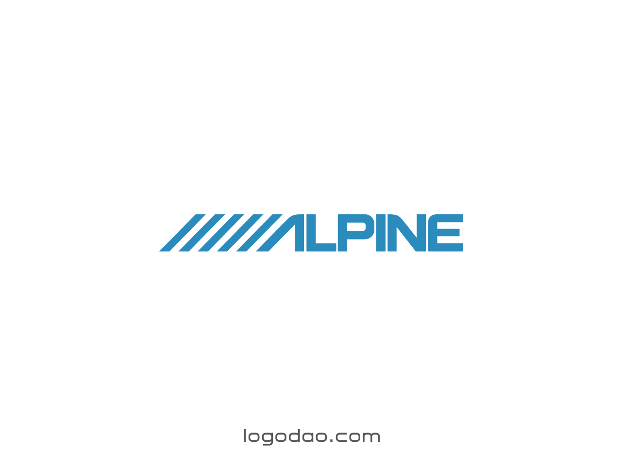 alpine阿尔卑斯矢量logo素材下载
